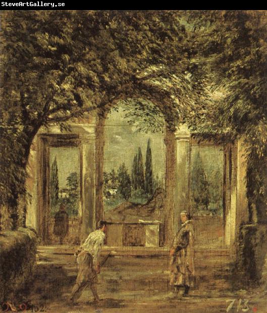 Diego Velazquez View of the Garden of the Villa Medici in Rome II